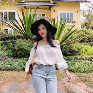 Áo kiểu trễ vai