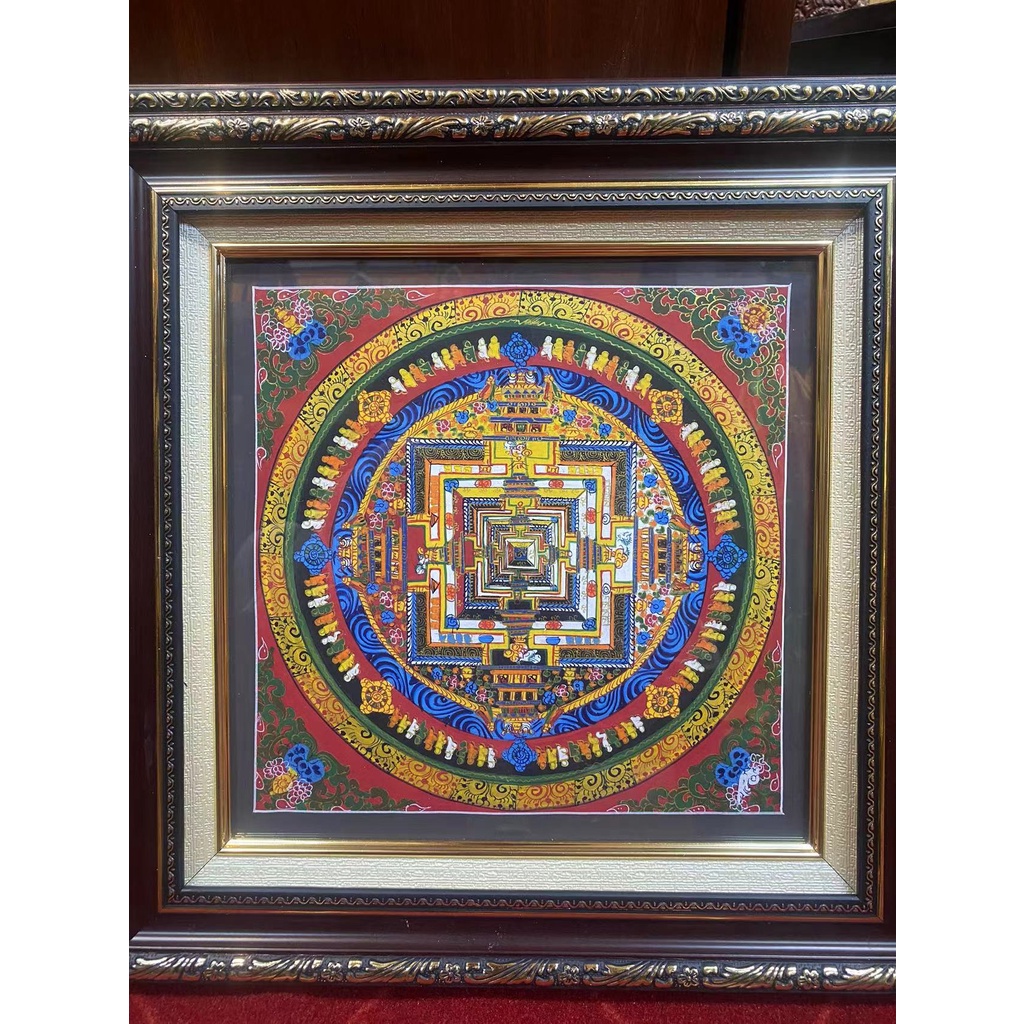 [Pháp Bảo Minh Châu] Tranh Mandala Nepal có khung (CHÁT CHỌN MẪU)