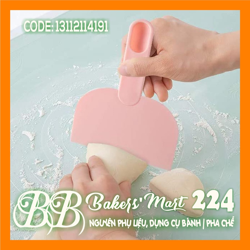 Dụng cụ cắt bột TAY CẦM 1 màu Pastel - 16.5x12cm - 1 cái (MÀU NGẪU NHIÊN)