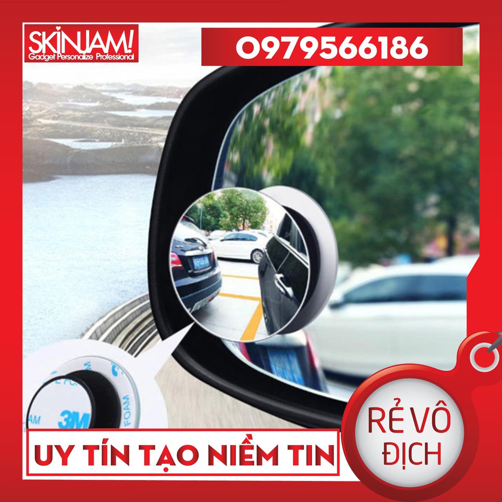 Gương cầu lồi mở rộng góc nhìn, chống điểm mù cho xe hơi Baseus LV466 Full View Blind Spot Rearview Mirrors (Bộ 2 cái)