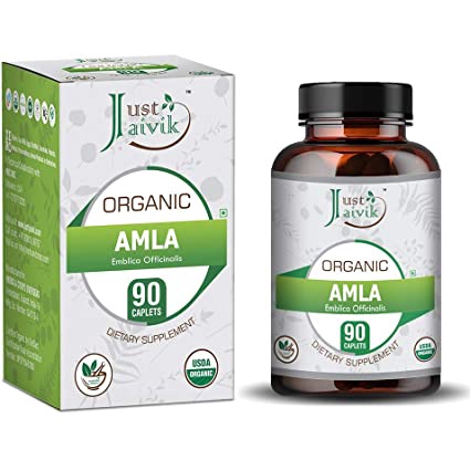 Viên uống bổ sung Vitamin C, tăng cường hệ miễn dịch Just Jaivik Amla