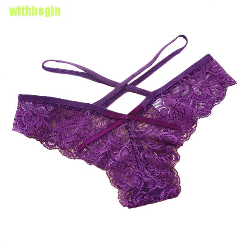 Quần Lót Lọt Khe Phối Ren Quyến Rũ Dành Cho Nữ