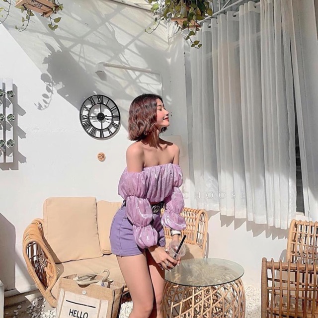 HÌNH THẬT SÀN 💋💋 SET ÁO CROP