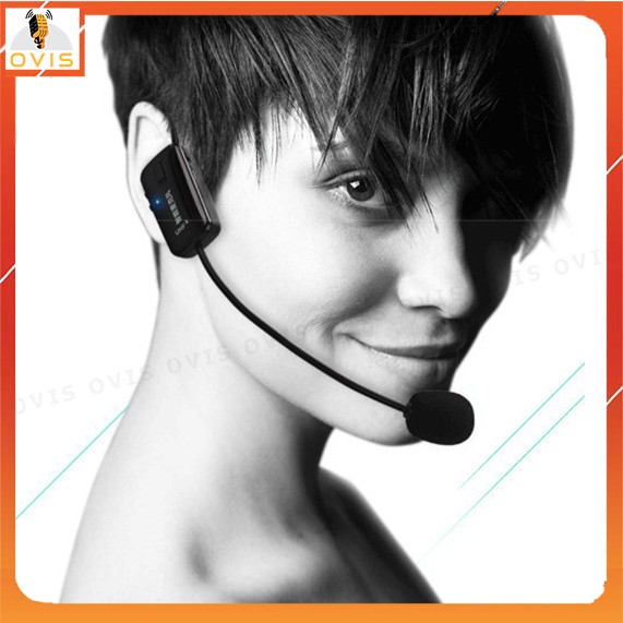 Microphone Cài Tai Không Dây UHF Cho Máy Trợ Giảng, Amply, Loa Kéo | XXD-U12