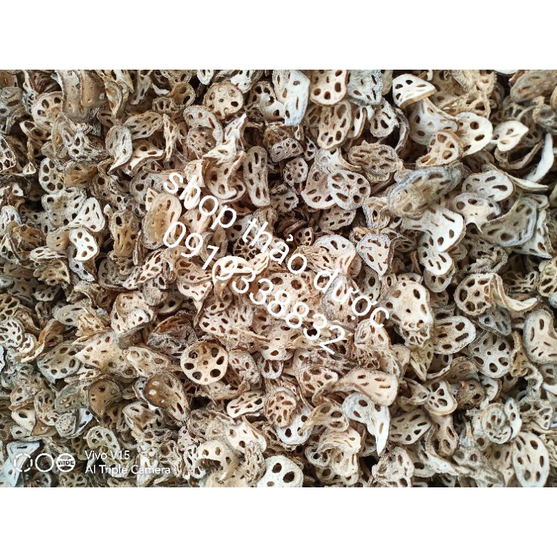 củ sen phơi khô sao vàng 100g