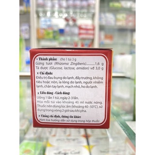 [Chính hãng]  Trà gừng Traphaco   Date mới