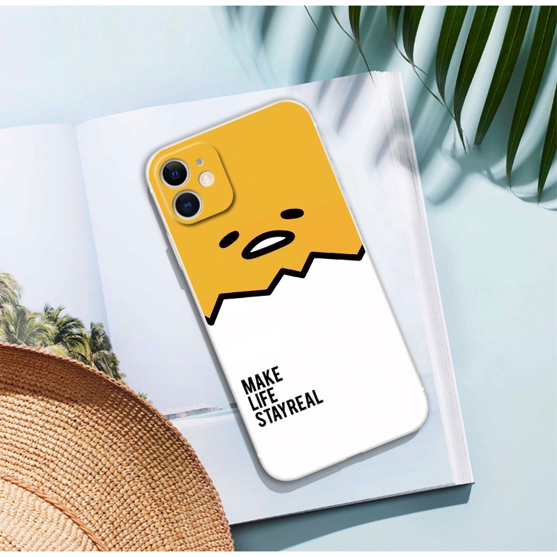 Dễ Thương Ốp Điện Thoại Silicon tpu Mềm Họa Tiết Hoạt Hình gudetama Cho iphone 11 13 pro xs max xr 6s 8 7 plus 5s se2 12 mini 14 pro max