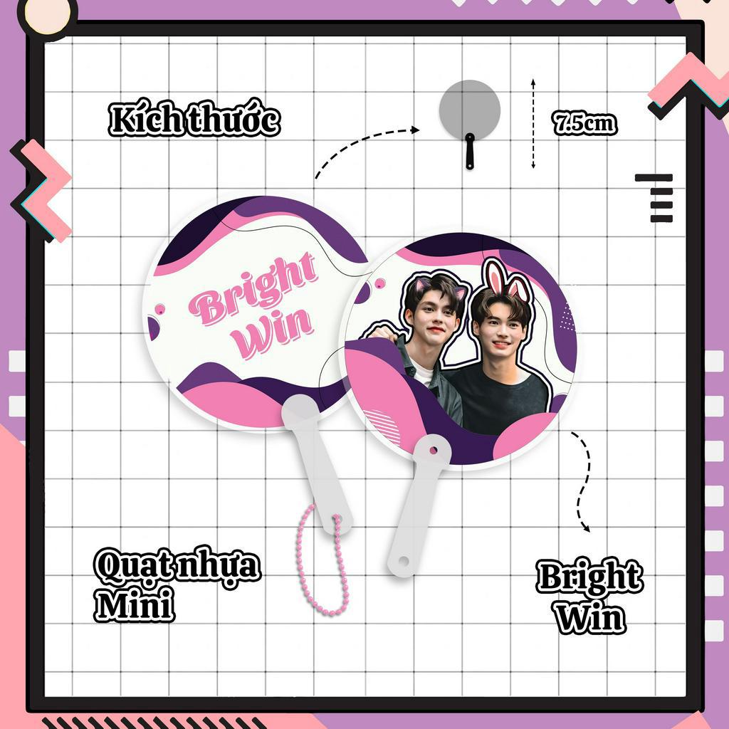 Quạt tròn Mini Cặp đôi BrightWin 7.5cm