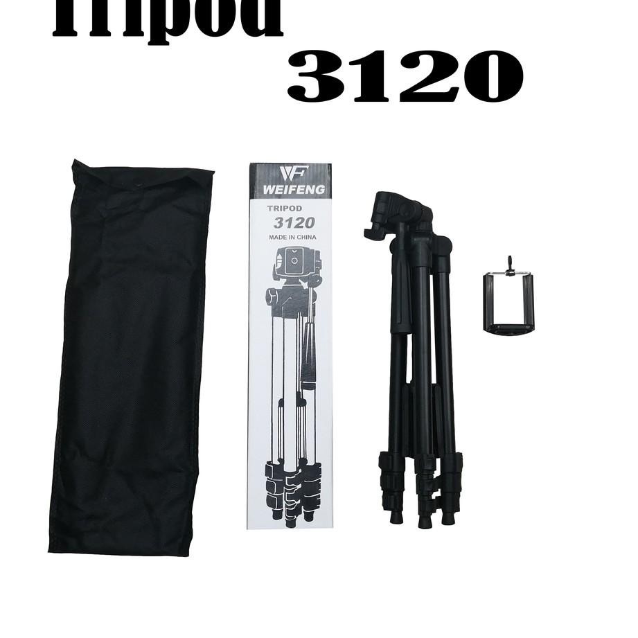Giá Đỡ Ba Chân Weifeng 3120 - Kèm Túi Đựng Tiện Dụng Cho Máy Ảnh HP