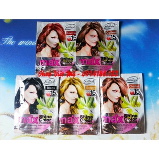 Dầu gội solbol nhuộm tóc max shine color