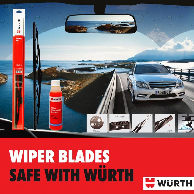 Cần gạt mưa có xương cao cấp Wurth WU-GM - gạt mưa oto