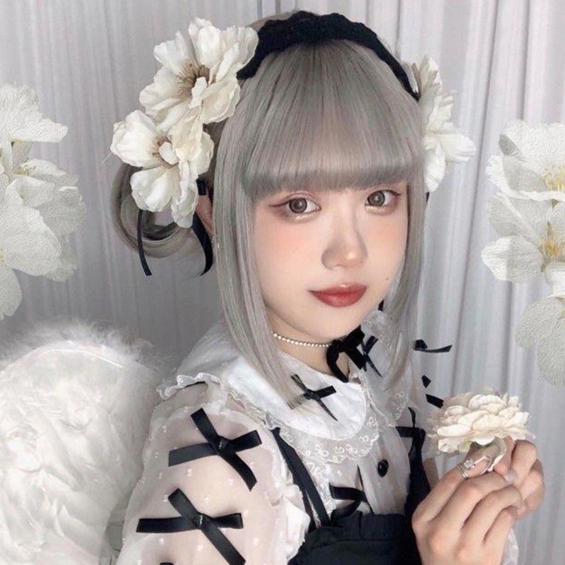 Băng Đô Ren Hoa Phong Cách Lolita Xinh Xắn Cho Nữ