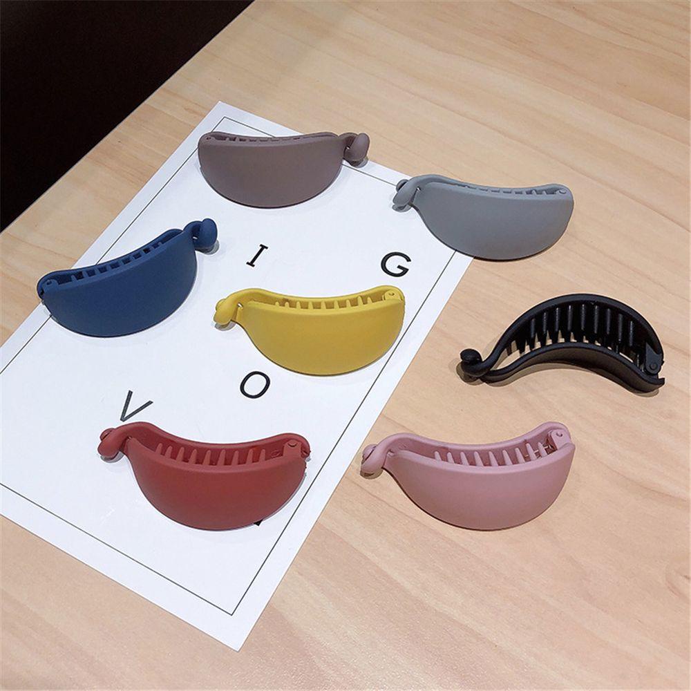 Kẹp Tóc Màu Kẹo Ngọt Hình Quả Chuối Dễ Thương