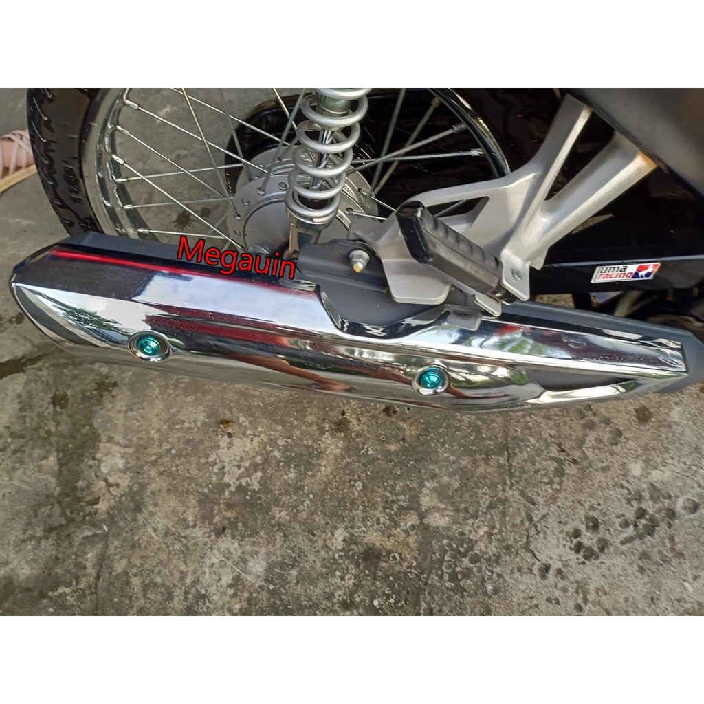  Ốc Ốp Pô GR5 Titan Wave a 2007-2021, Wave 50cc, Sirius, RSX Fi 110