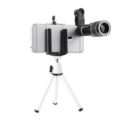 Phổ 20X zoom Telephoto Lens bên ngoài di động Điện thoại Camera Lens với Clip cho iPhone Lens DSLR Mobile ống kính