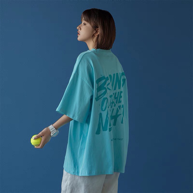 { 4 màu } Áo thun tay lỡ from rộng [BRING ON THE NIGHT] KL Unisex | BigBuy360 - bigbuy360.vn