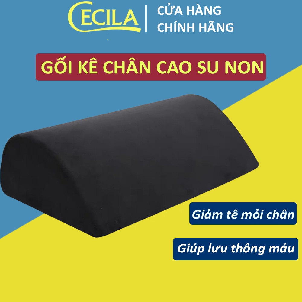 Gối Kê Chân Cao Su Non Văn Phòng - Giảm Tê, Mỏi, Chuột Rút, Suy Giãn Tĩnh Mạch Khi Ngồi, Nằm