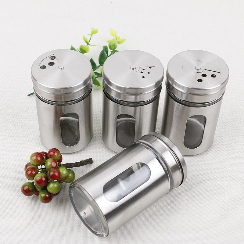 Lọ Đựng Hạt Tiêu, Tăm, Gia Vị Cao Cấp  Inox 304 Chịu Va Đập Tốt