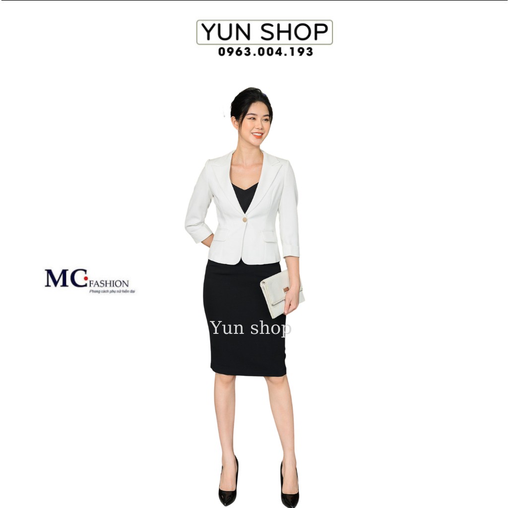 Áo Vest Nữ Thời Trang Màu Trắng Kiểu Dáng Tay Lỡ Đẹp Chuẩn Hãng MC Fashion TAV 392