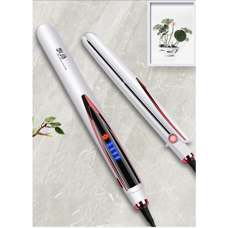 Máy Duỗi, Uốn Tóc PIAOGE 2 in 1, Máy Ép Tóc Cao Cấp Tích Hợp 4 Mức Điều Chỉnh Nhiệt Độ - Tặng kèm 2 Món Phụ Kiện