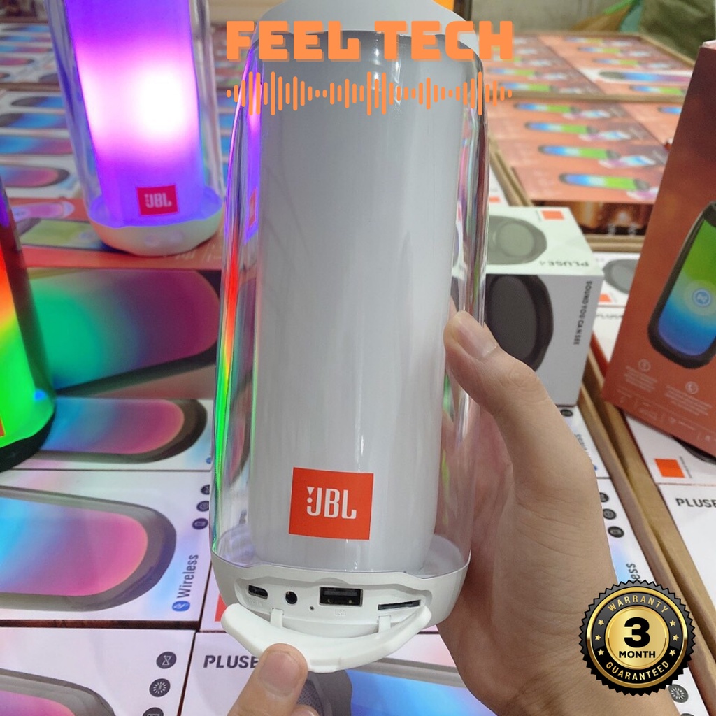Loa bluetooth bass mạnh Pulse 4 Đèn Led theo nhạc Bass mạnh công suất 20W BH 3 tháng 1 đổi 1