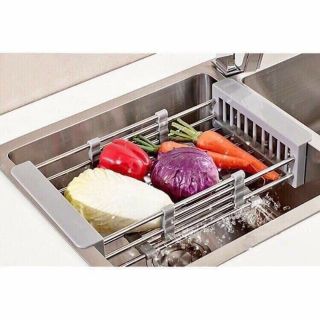 Rổ inox rút đa năng