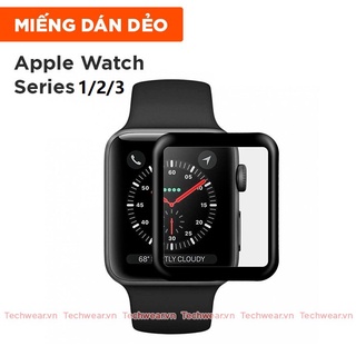[ Combo 3 miếng] dán PPF màn hình Apple watch Series 3 38mm | 42mm full viền【Hàng Xịn | Giá tốt | Sẵn hàng】
