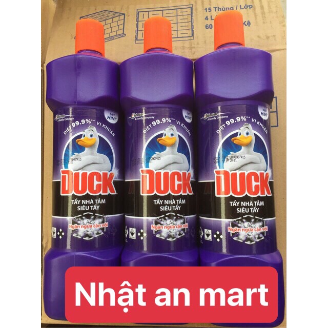 Nước tẩy nhà tắm Duck Mr Muscle Siêu tẩy chai 900ml và 1800ml