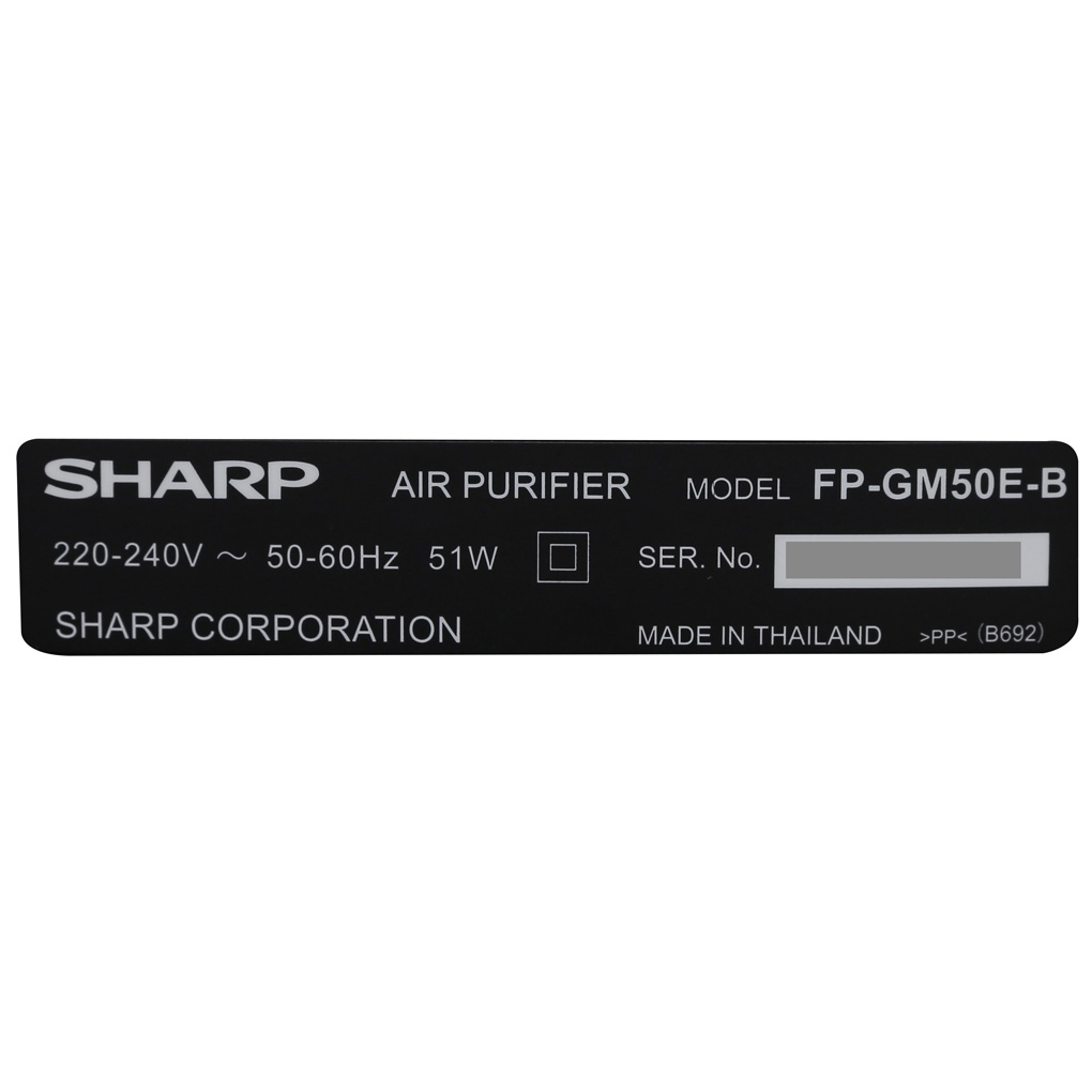 [Mã ELHA10 giảm 6% đơn 5TR] Máy lọc không khí có bắt muỗi Sharp FP-GM50E-B