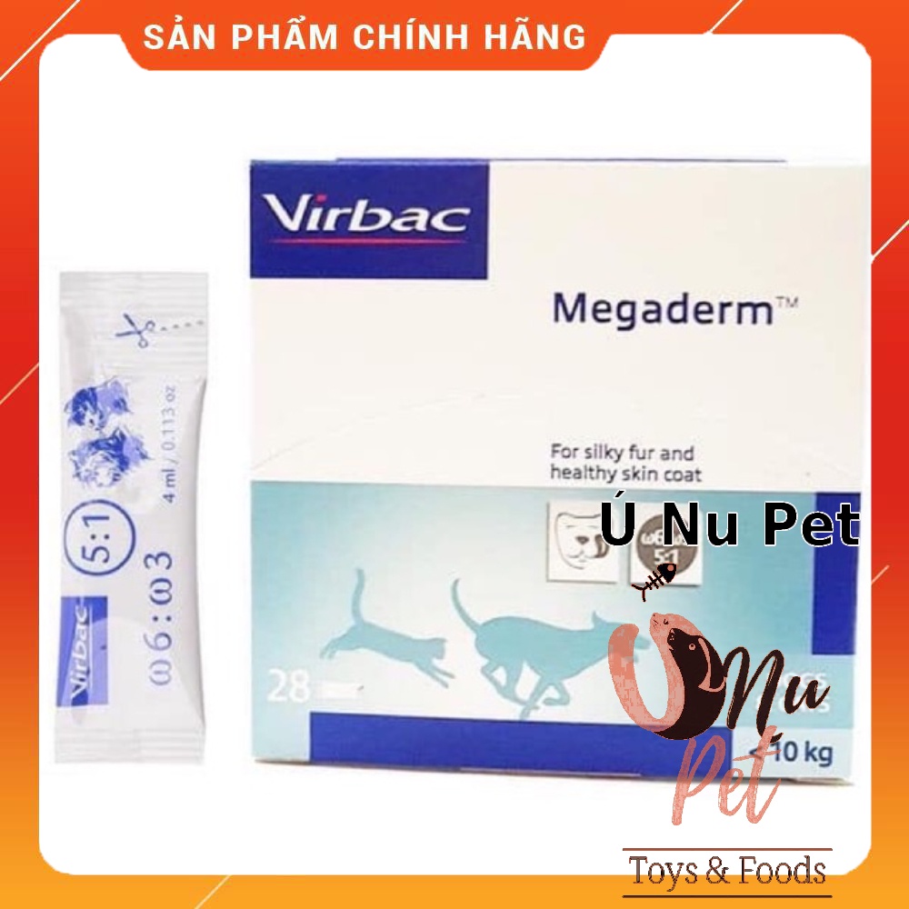 Gel dưỡng lông chó mèo Virbac Megaderm