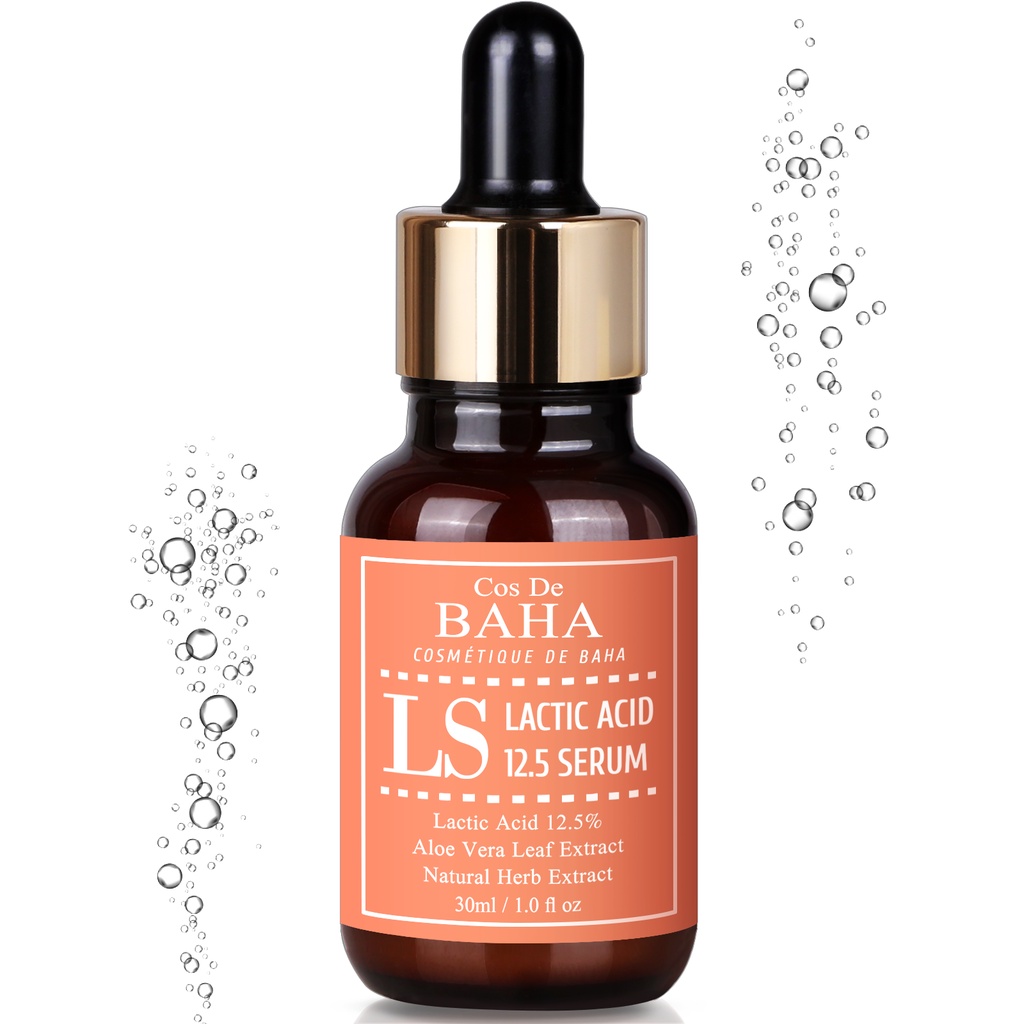 Serum Axit AHA 12.5% AHA 30ml Hỗ Trợ Giảm Mụn Đầu Đen Giảm Nếp Nhăn Ngăn Ngừa Lão Hóa Cho Da