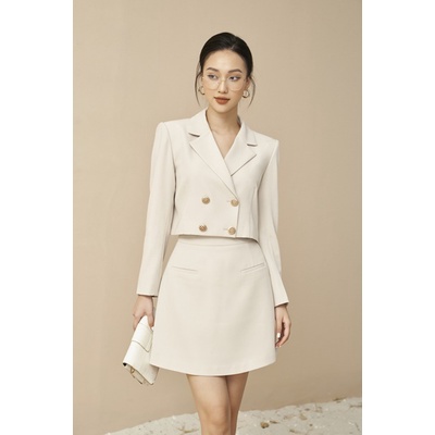 Áo Vest Lửng Thiết Kế Cổ V Design By LEMIA - 21AV004