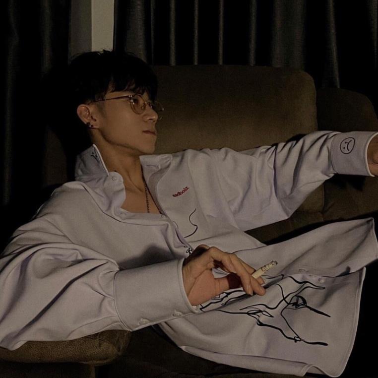 [XẢ KHO] Áo Sơ Mi Sadboiz Tay dài Hình Cậu Bé Ulzzang Nam Nữ Freesize &lt;62kg