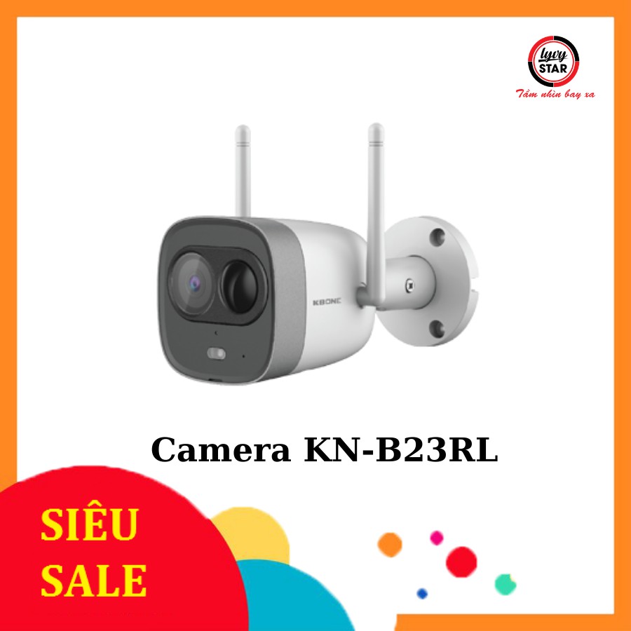 Camera Wifi thân cố định ngoài trời 2.0MP PIR KN-B23RL chính hãng