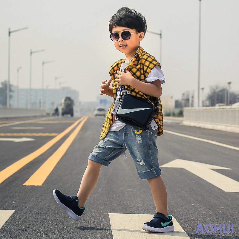 Kho sẵn sàng Giày Thể Thao Lưới Thoáng Khí Cho Bé，Giày chạy bộ trẻ em