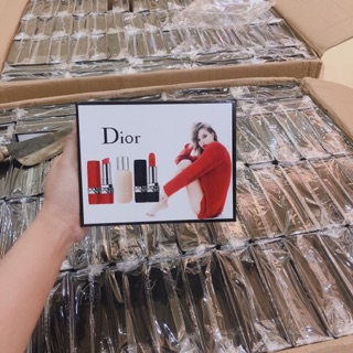 Set Kem Nền Và Son Thỏi Diorr.