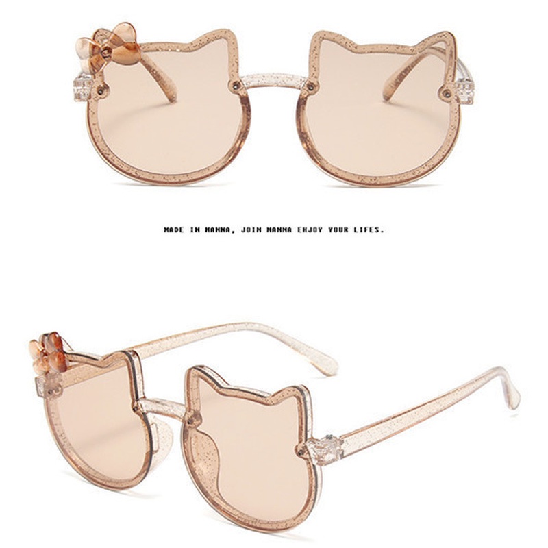 Kính mát hình hello kitty thời trang bảo vệ cho bé nhiều màu tùy chọn