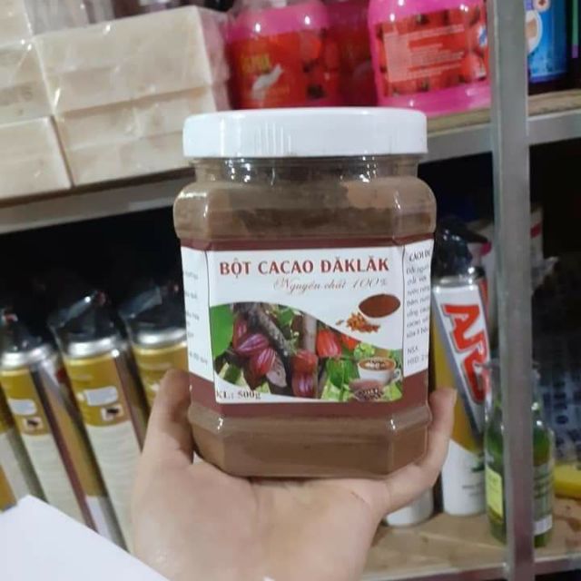 Bột Cacao nguyên chất DAKLAK hộp 500g