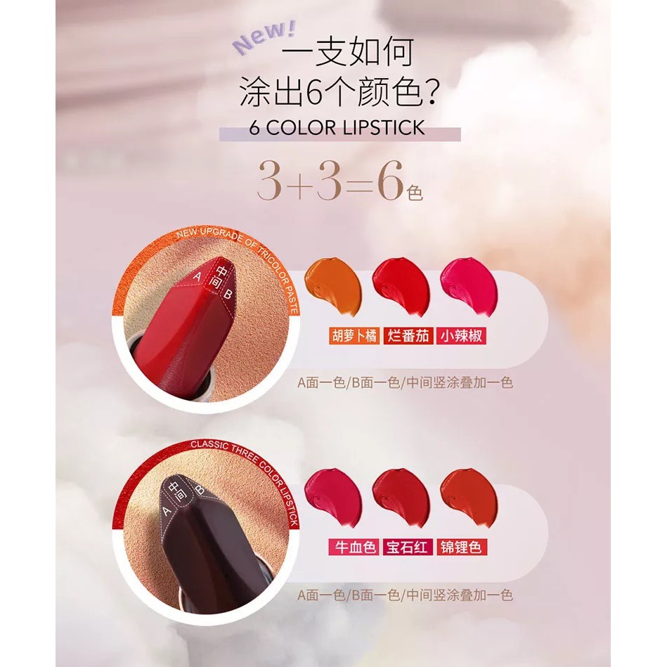 Son 6 màu BYBY mẫu mới Y407 | BigBuy360 - bigbuy360.vn