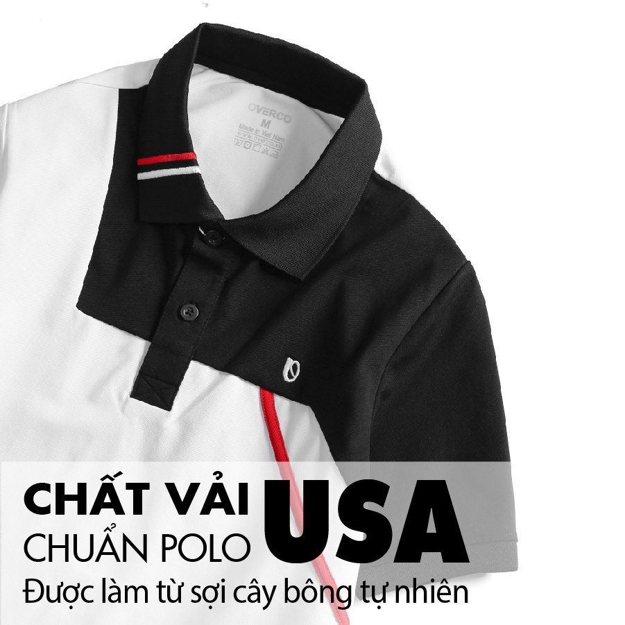 Áo Polo Nam ROIDERY OVERCO Cao Cấp Trẻ Trung Sành Điệu Chất Vải Cotton USA Mềm Mịn Thoáng Mát Co Giãn 4 Chiều