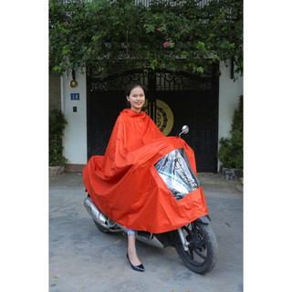 Áo mưa 1 đầu trùm kín rộng dài, chống nước siêu bền (dáng quây)