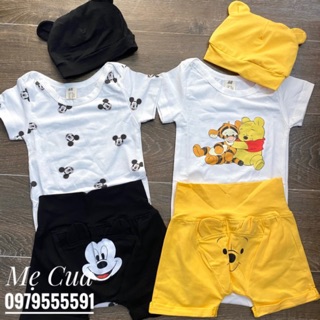 Set body 3 chi tiết HM cho bé trai