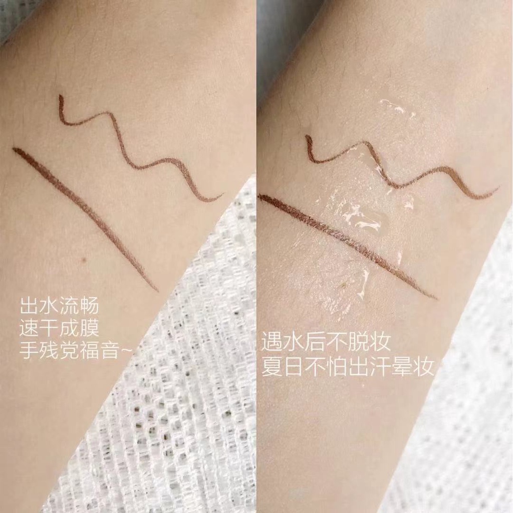 Bút kẻ mắt dạng lỏng màu đen chống thấm nước lâu trôi dễ sử dụng