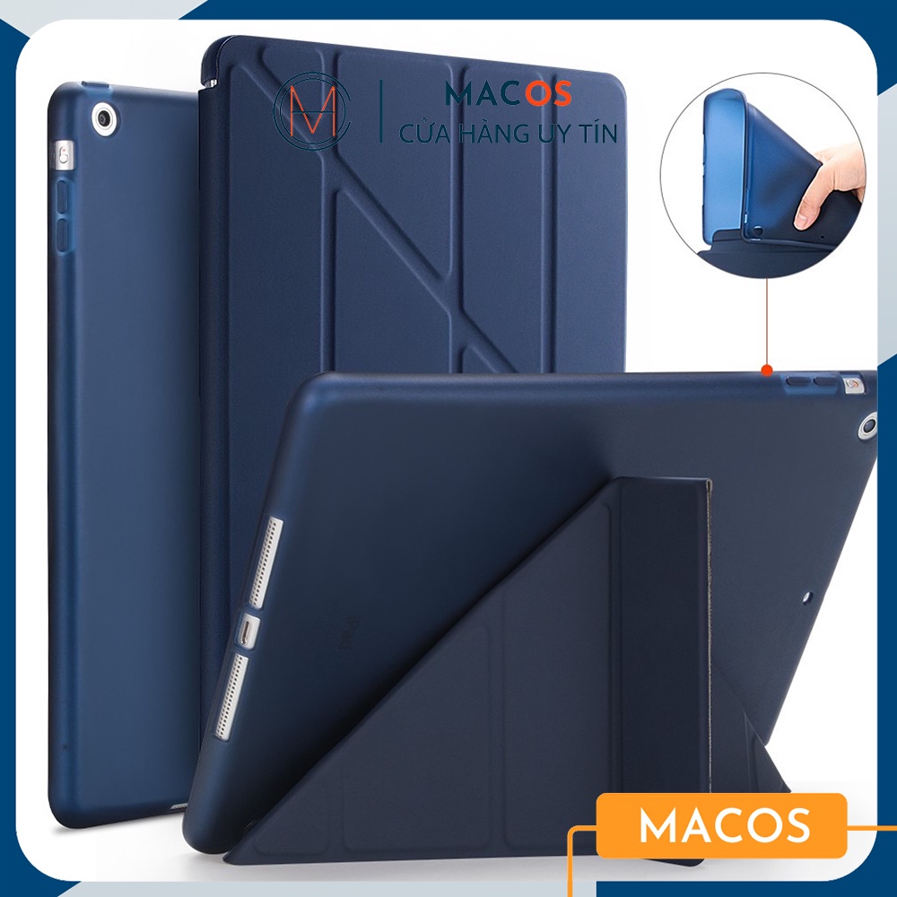 Bao da máy tính bảng bằng PU nắp lật cho Ipad 2/3/4 Air 3/4 Case Ốp Gen 5/6/7/8 10.2 10.5 9.7 Mini 2/3/4/5 (AB07)