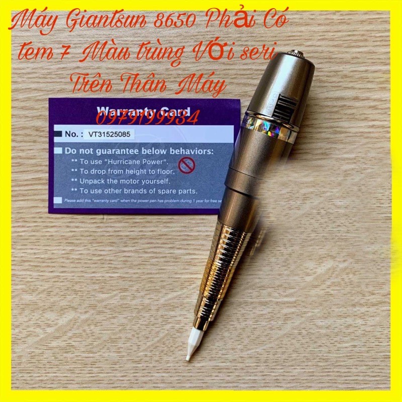 Máy Giantsun 8650 Cam Kết Chuẩn Đài Loan/ Máy Phun Xăm DCPX-NTA