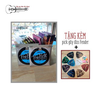 Dây đàn guitar daddario nylon ej46 chính hãng + tặng kèm pick gãy đàn guitar fender