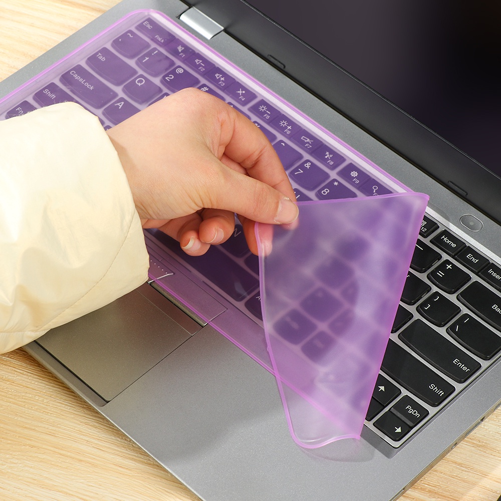 Miếng Dán Bảo Vệ Bàn Phím Laptop 12-17 inch Bằng Silicon Chống Thấm Nước / Bụi Bẩn Tiện Dụng