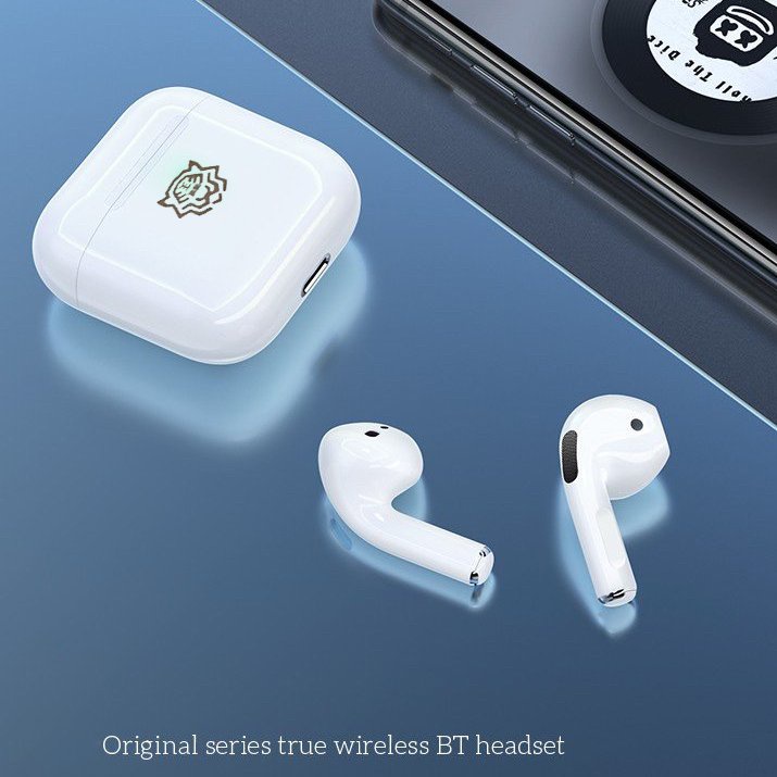 Tai nghe Bluetooth 3 hổ vằn AP3 bản mới nhất chIPLouda 8H xuyên âm chống ồn định vị đổi tên Pop up Cảm biến lực