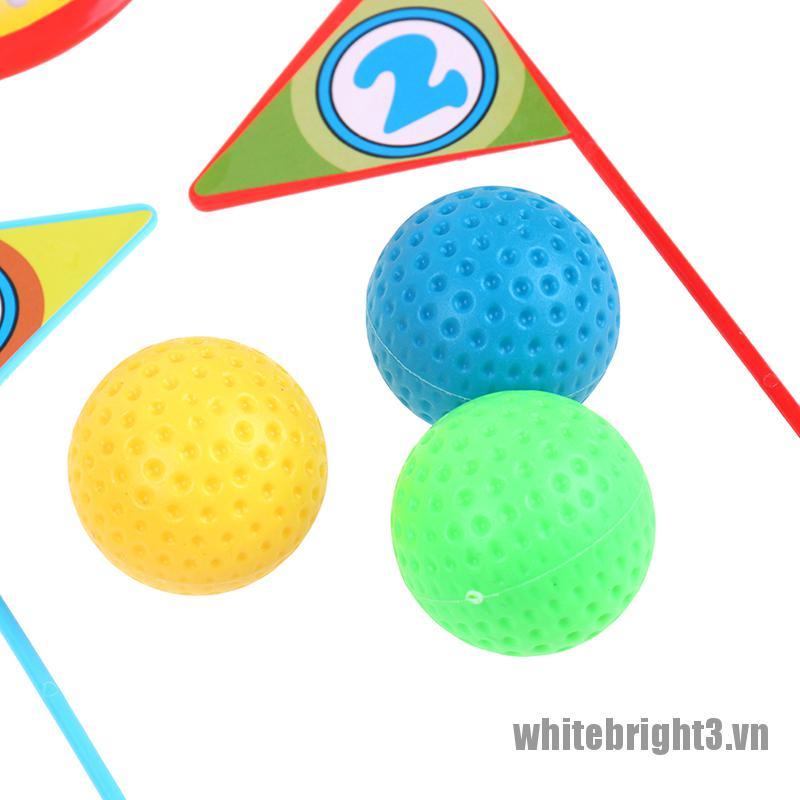 1 Bộ 3 Gậy Đánh Golf Mini Bằng Nhựa