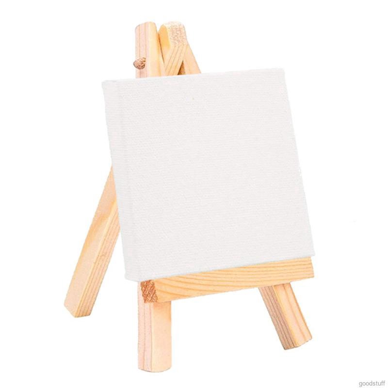 Tranh vải canvas mini màu trắng tự hoàn thành